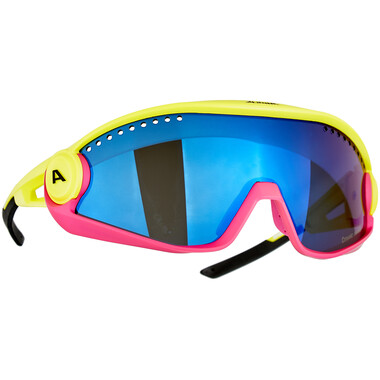 ALPINA 5W1NG CM+ Sunglasses Yellow/Pink Iridium 0